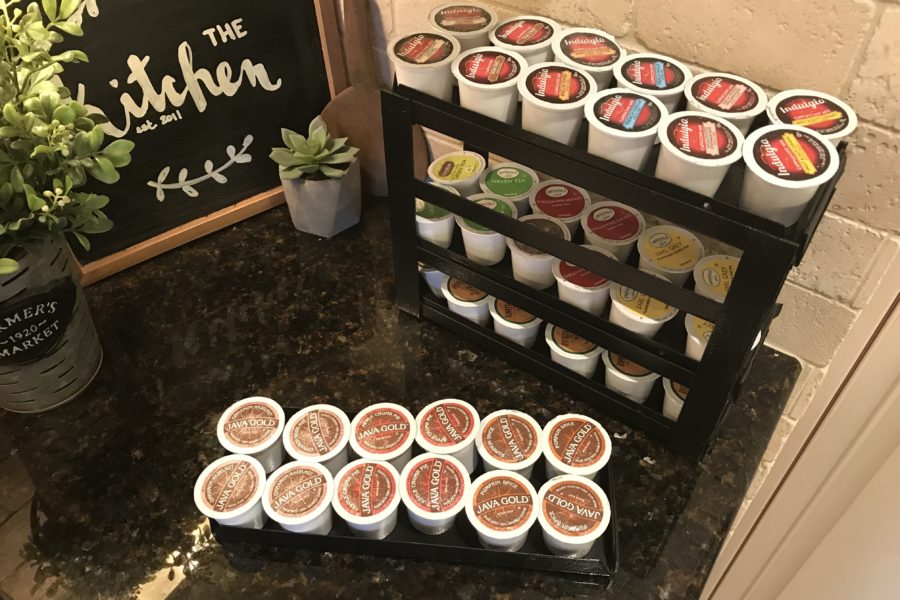 k-cup sliding drawers