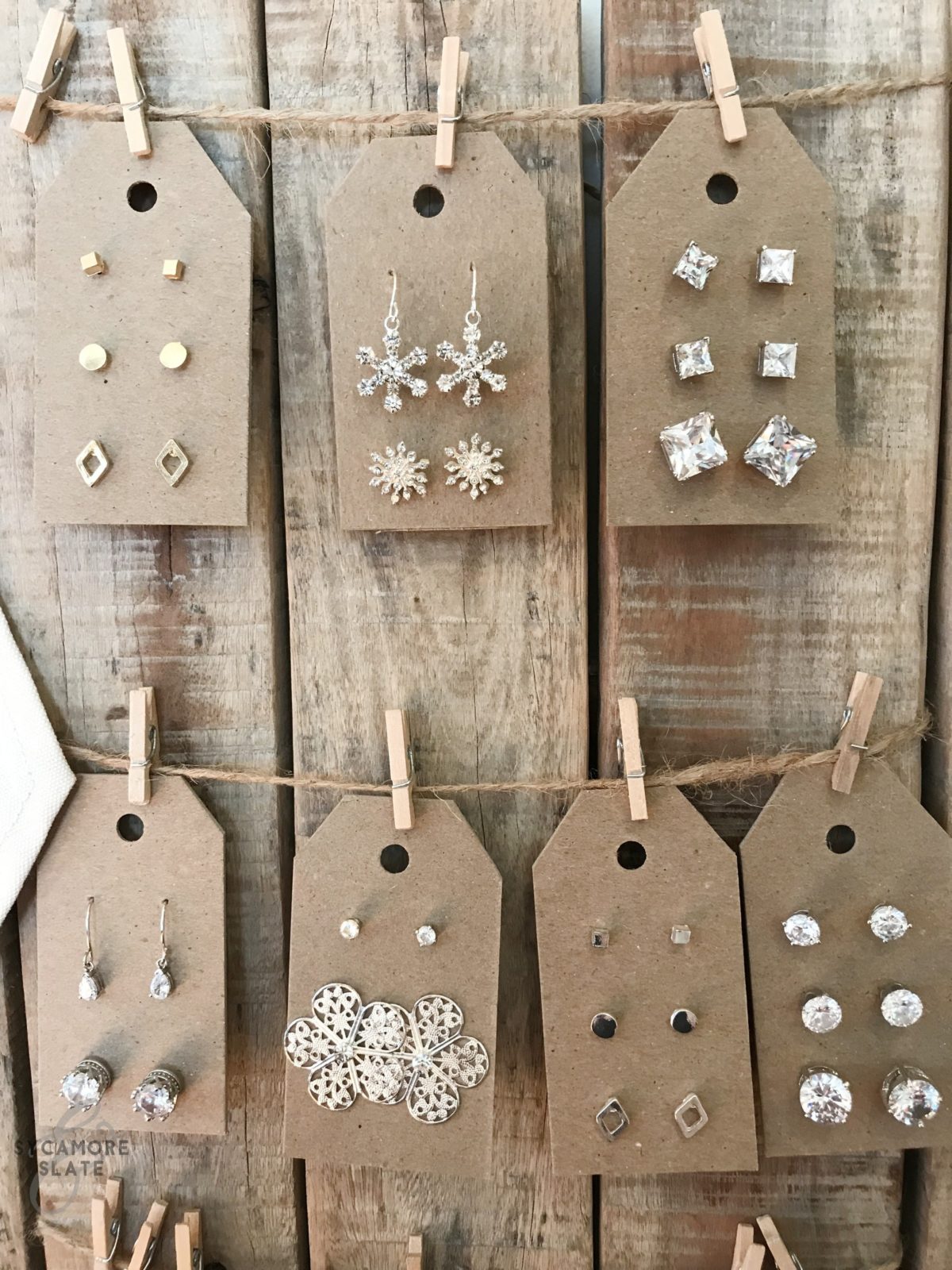 DIY Earring Tag Cards