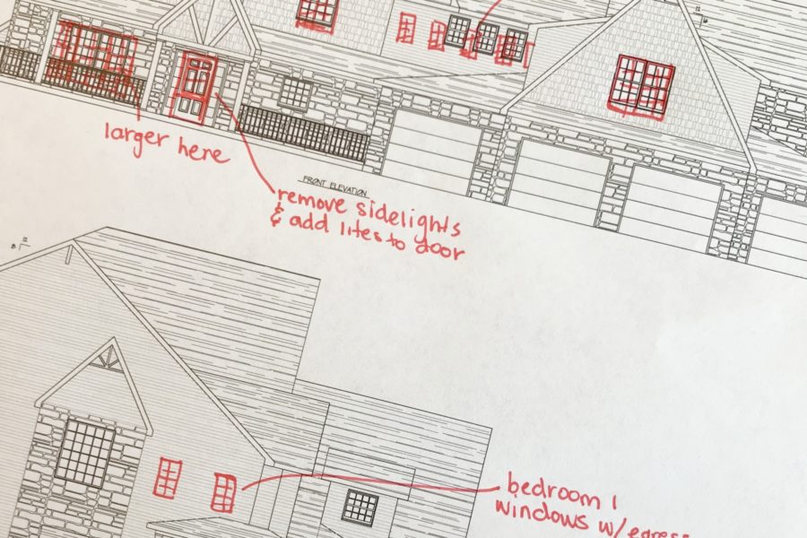 house plan window placement