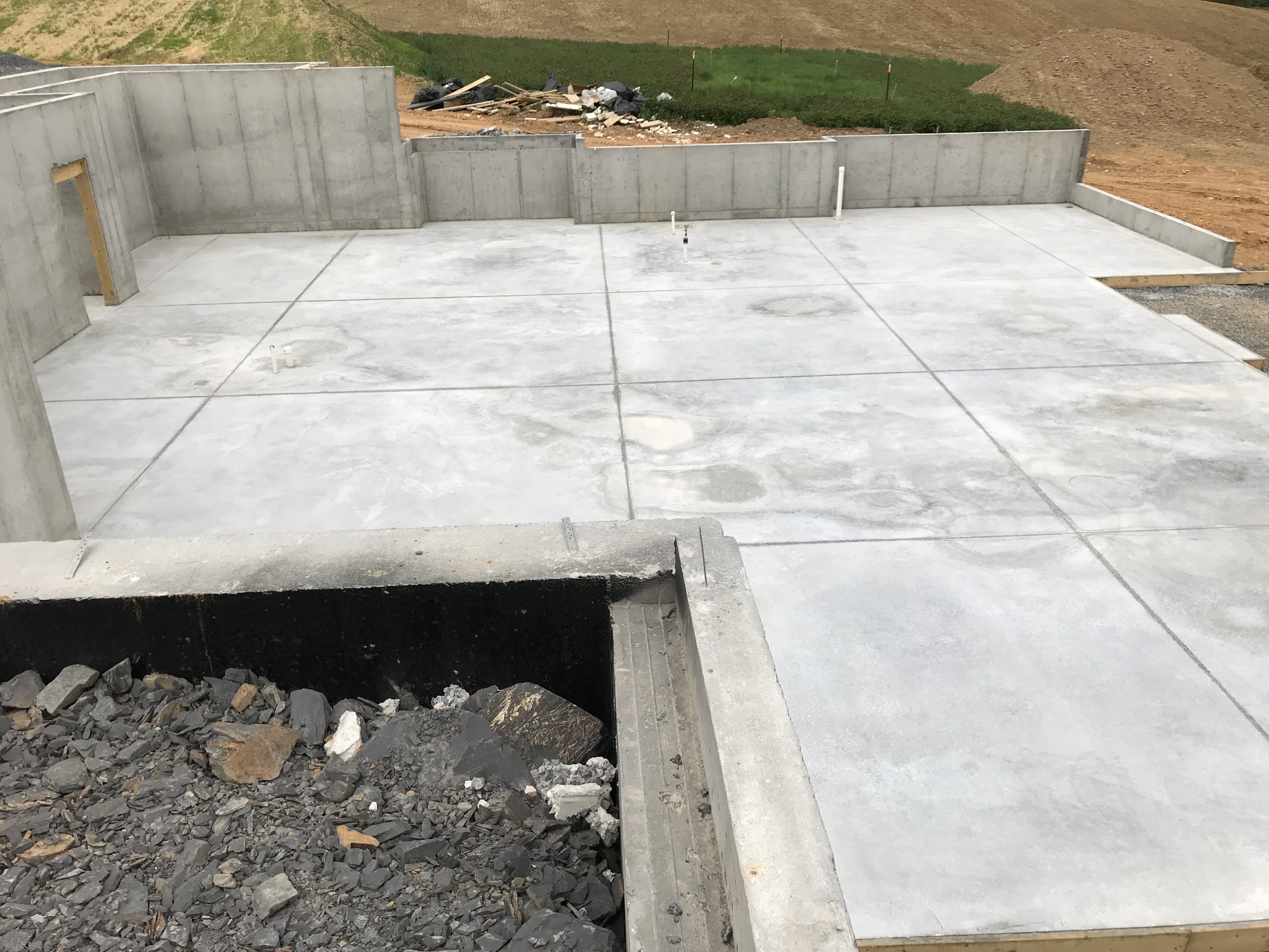 dry concrete