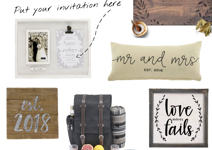rustic wedding gifts featured