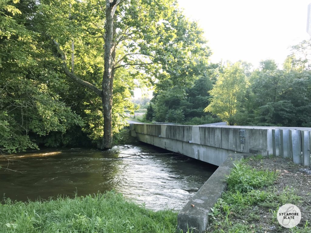 bridge at sunset