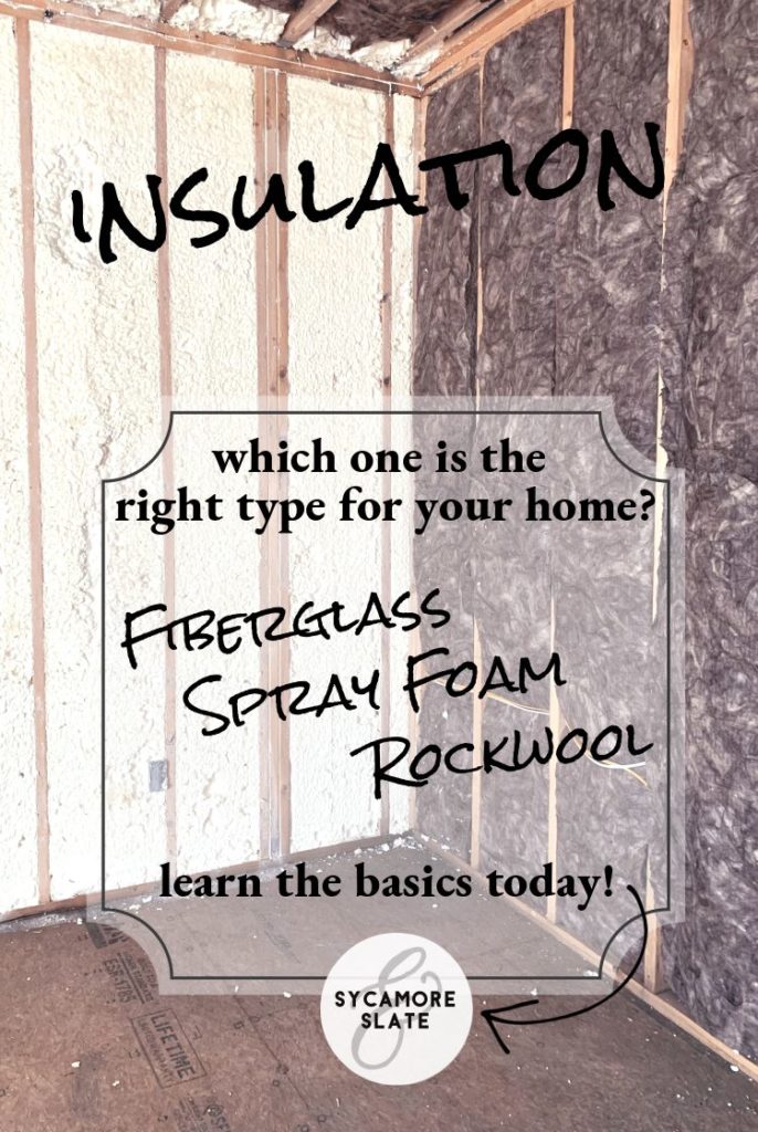 Fiberglass? Rockwool? Spray foam? Learn the basics about these insulation materials so you can pick the right one for your home!