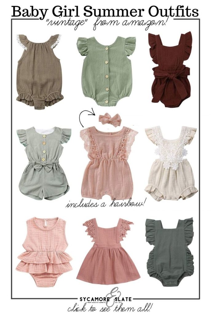 vintage baby girl clothes