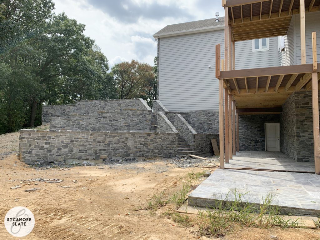 3 tiered retaining walls