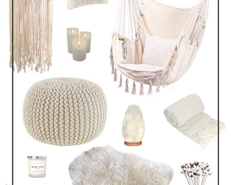 warm white winter decor