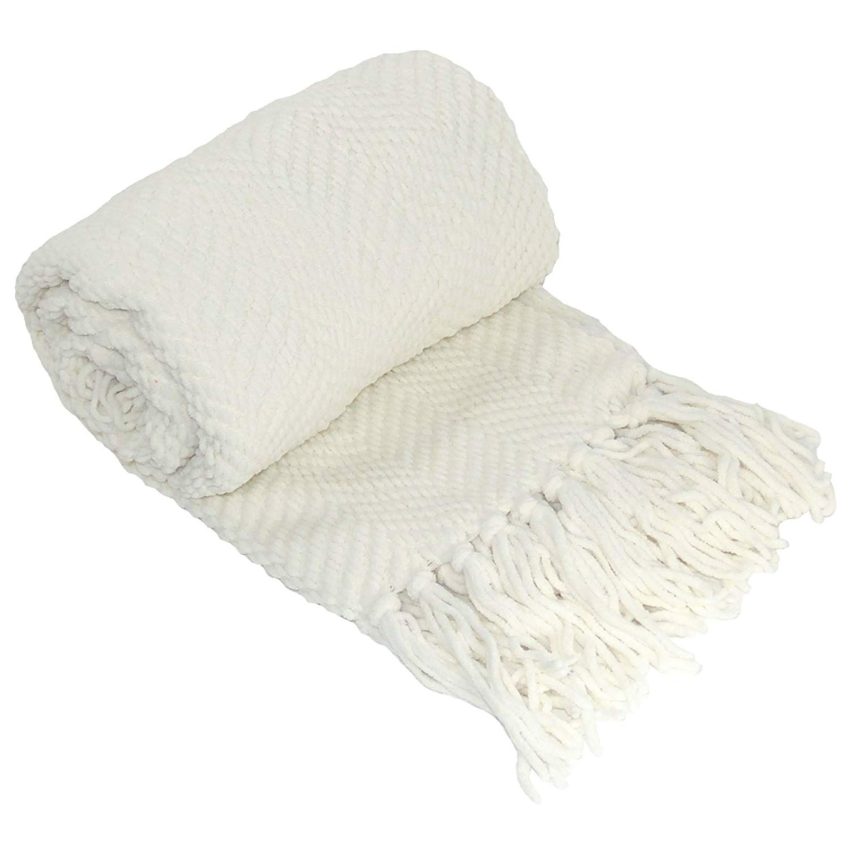 Analogie Velour Blanket - Winter White AW20 main image 1