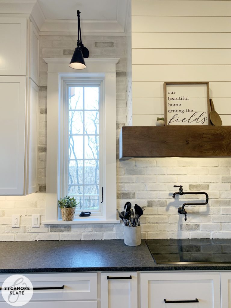 kitchen cooktop and window