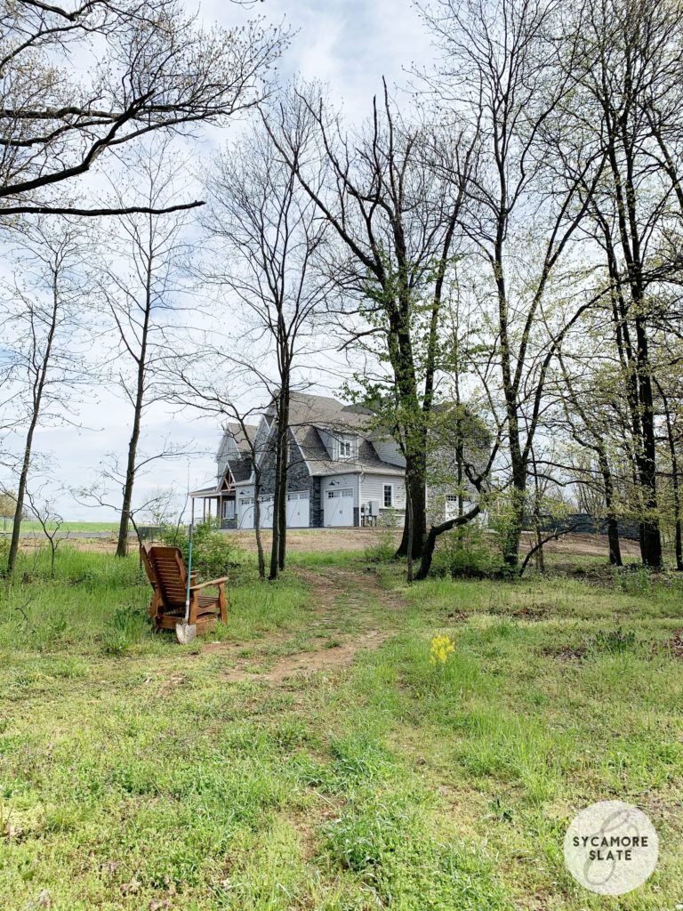 path from garden to house