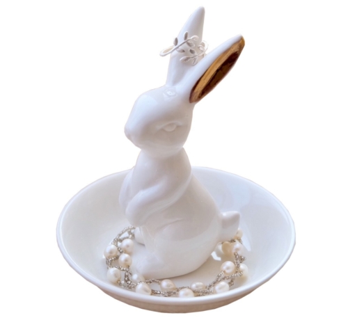 bunny jewelry tray