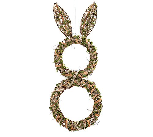 bunny moss wreath