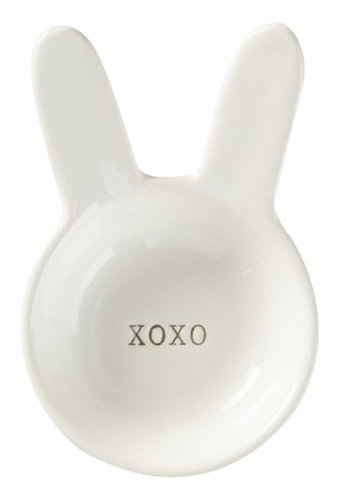 bunny ears xoxo trinket dish