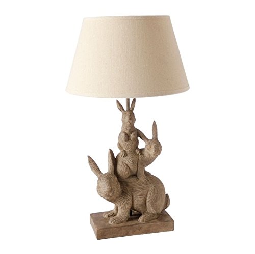 stacked rabbit lamp